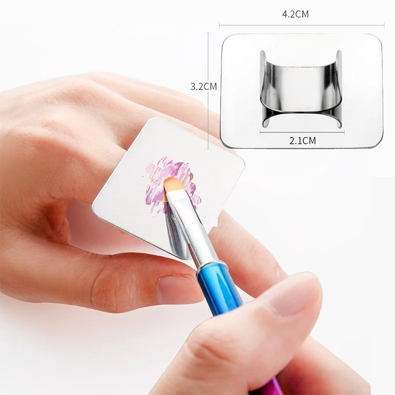 Transparent Acrylic Palette Mixing Rod Set | Makeup Painting Nail Polish Tools