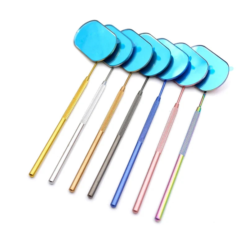 Stainless Steel Oval Lash Mirror | Portable Eyelash Extension Tool