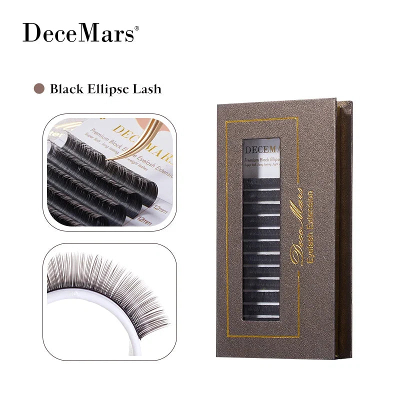 Super Soft Ellipse Flat Eyelash Extension | DeceMars