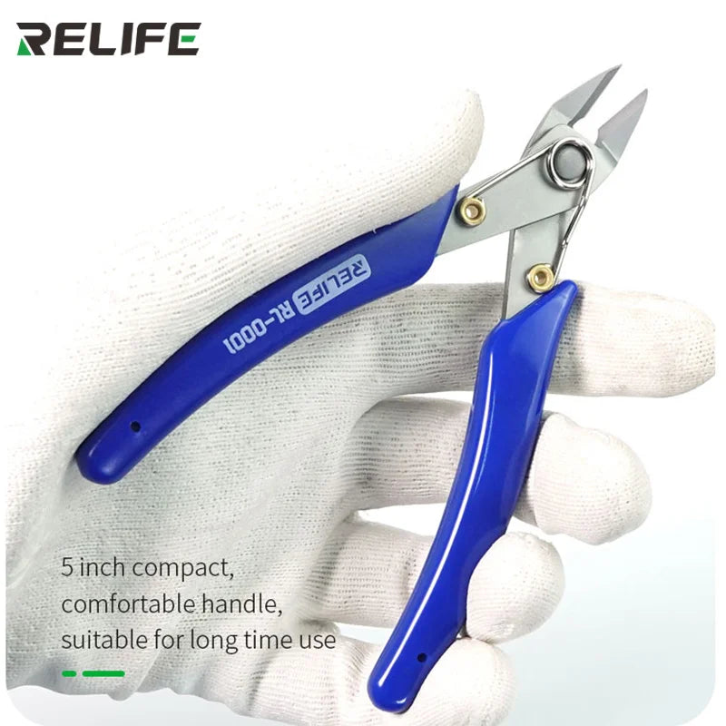 Precision Cutting Pliers | Stainless Steel Flush Cutter for Electronics
