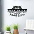 Spanish Inspiring Quote Wall Decals | Vinyl Sticker for Home Decor