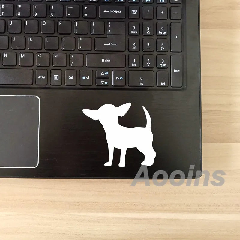 Custom Chihuahua Dog Name Decal | Personalized Vinyl Sticker for Car Window Laptop