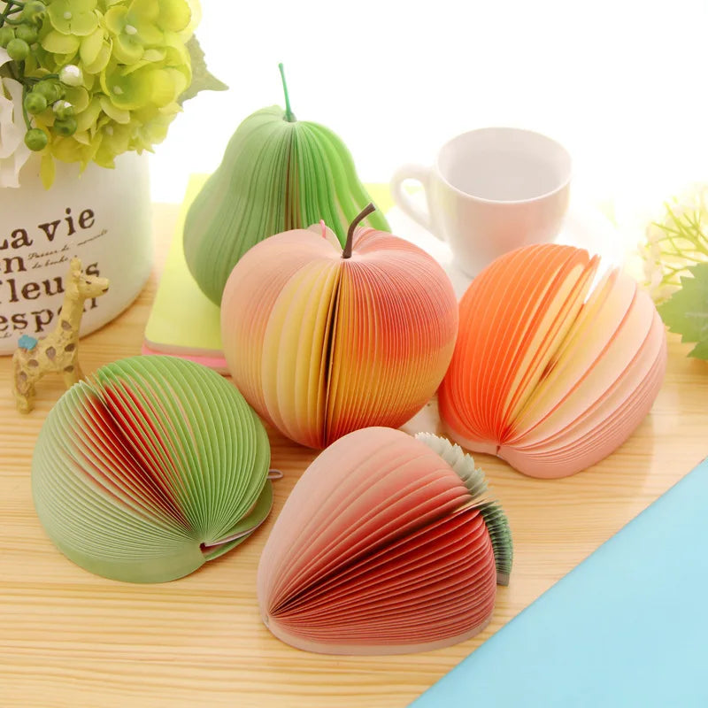 Fruit Sticky Notes Set | Creative DIY Memo Pads for Wall Decoration