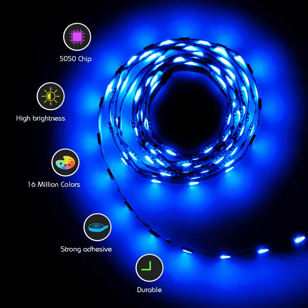 12V RGB 4pin LED Strip Light for PC Case | Motherboard Sync Decor