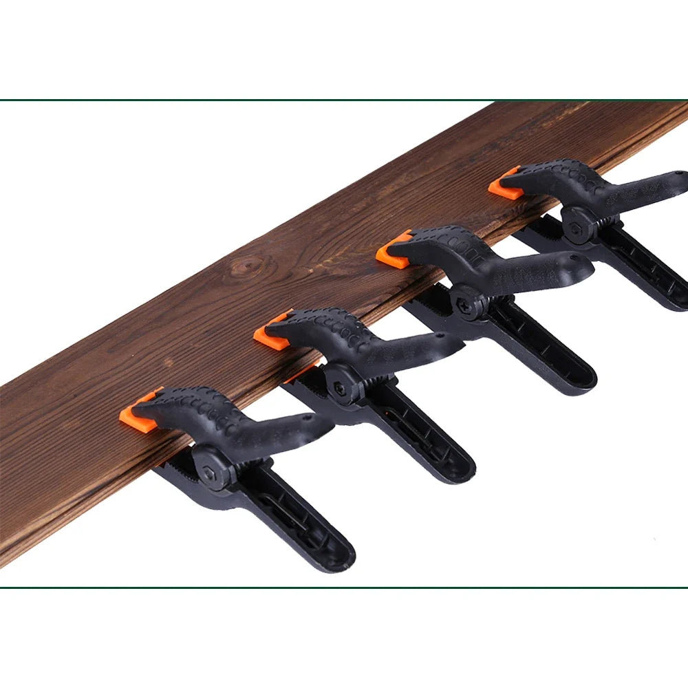 Adjustable Plastic Spring Clamps for Woodworking | Multi-Pack Clamps
