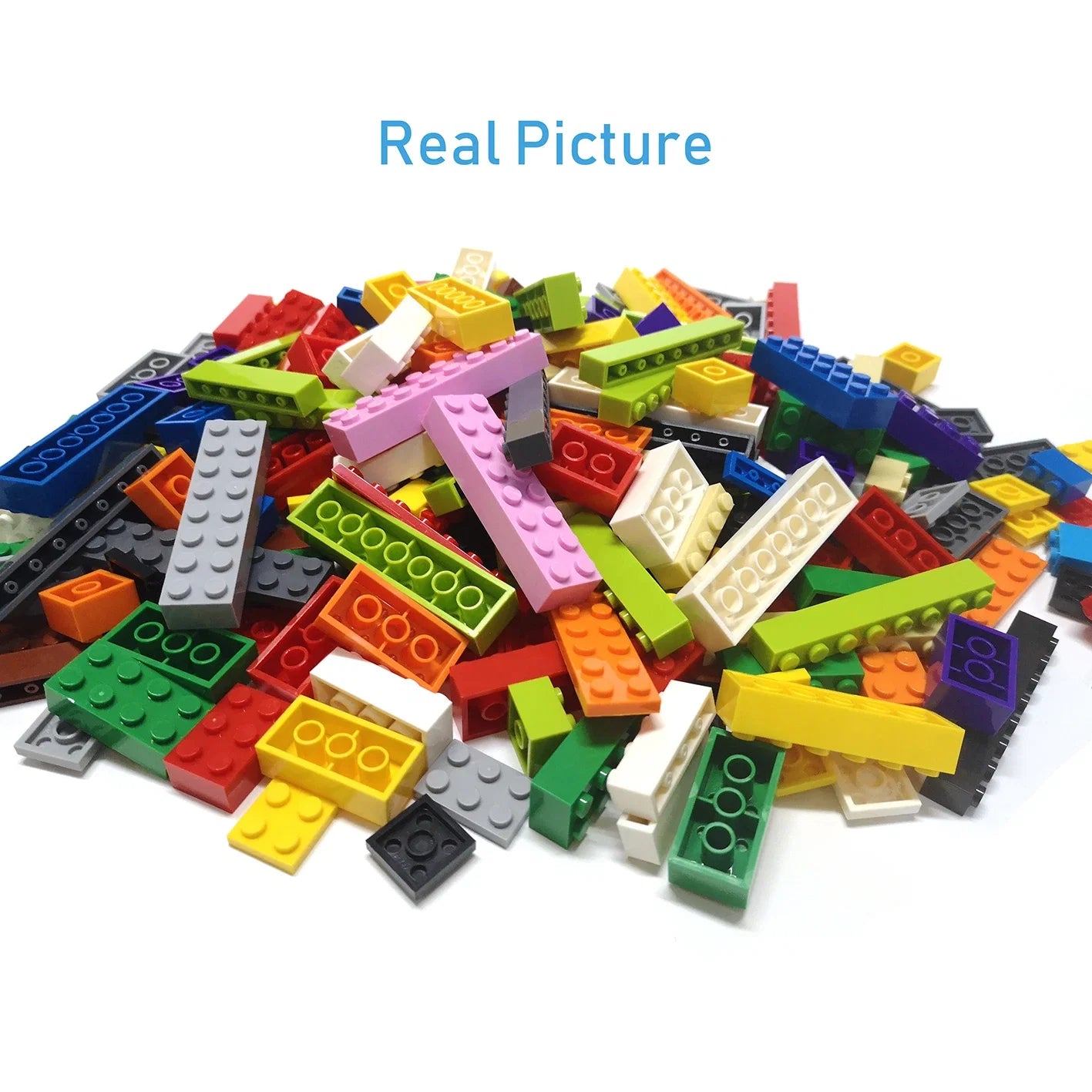 100pcs 1x1 Round Building Blocks Bricks | 33 Color DIY Educational Toy Set