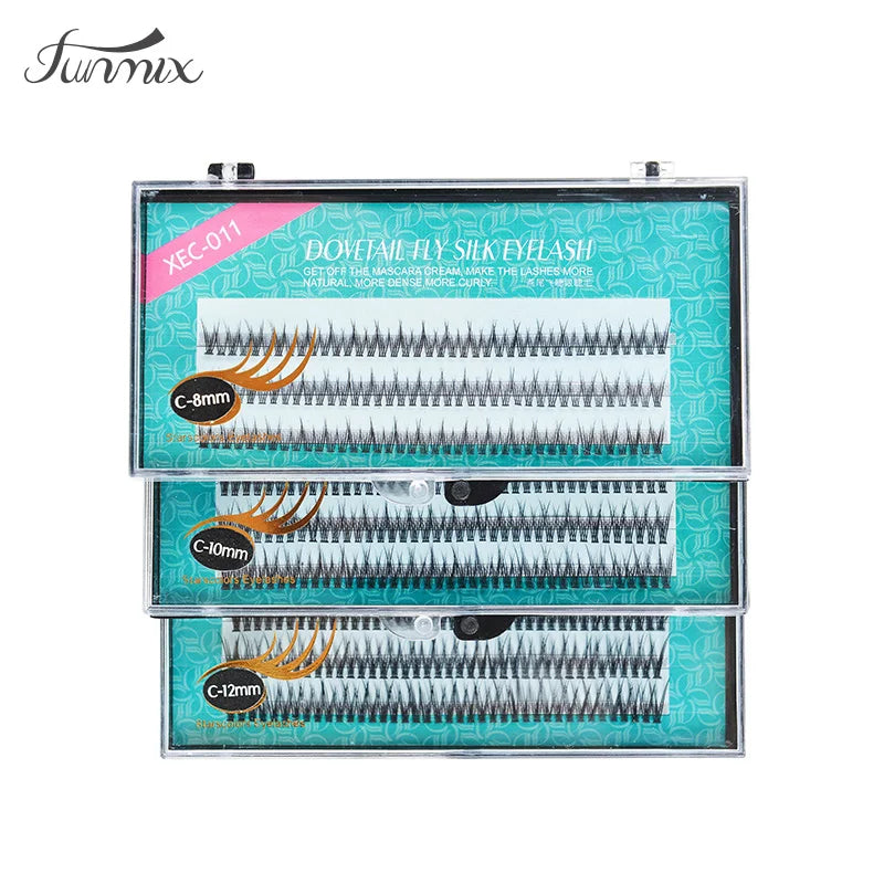 Natural Fishtail Dovetail Eyelashes | Soft Mink Eyelash Extension Tool