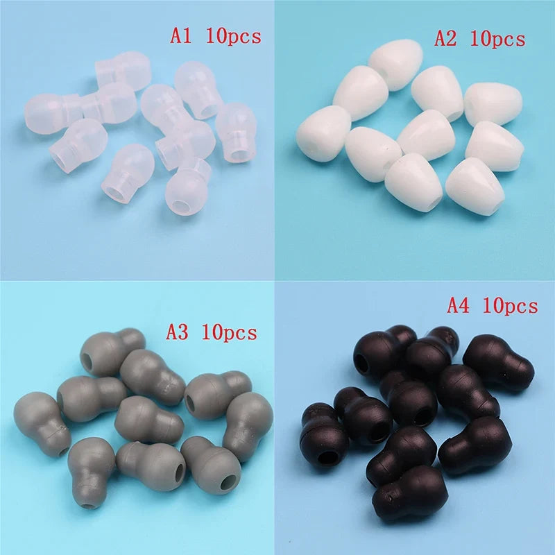 Comfortable Silicone Stethoscope Earpiece Set | 10pcs Soft Earplugs