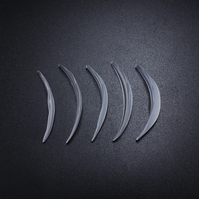 Reusable Silicone Eyelash Perm Pads | 5-Pair Lash Lift Kit for Home & Salon
