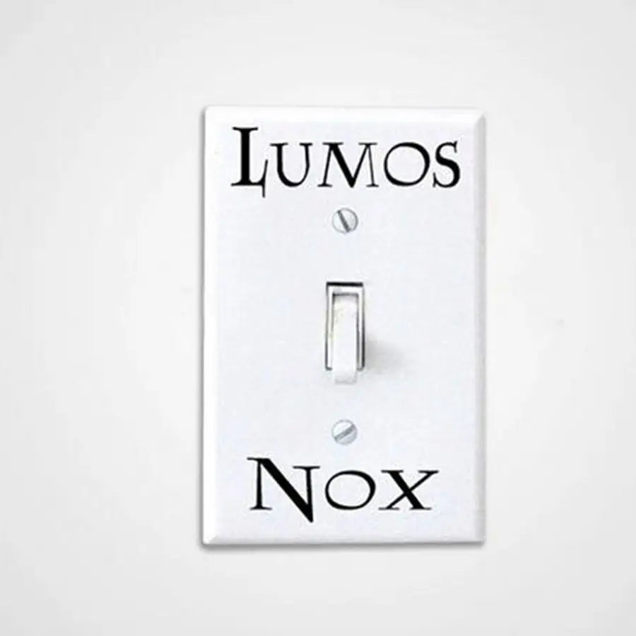 3 Pcs Lumos Nox Light Switch Sticker Set | Creative Magic Vinyl Decals for Home Decor