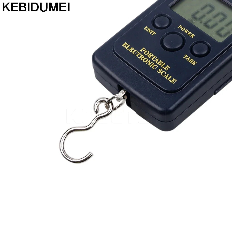 1PC Multifunctional Mini 40kg/10g Digital Hanging Scale | Portable Pocket Hook Scale for Fishing and Luggage