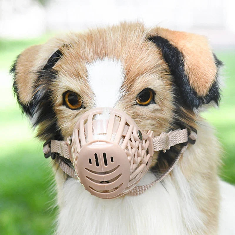Adjustable Dog Muzzle for Small Medium Large Dogs | Safety Breathable Pet Mouth Mask