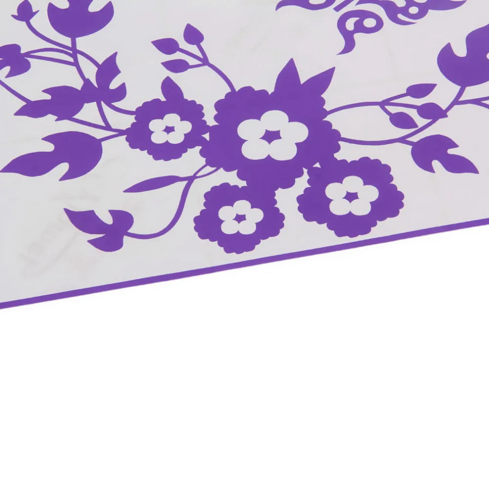 Butterfly Flower Wall Sticker | Bathroom Decor Wall Decals