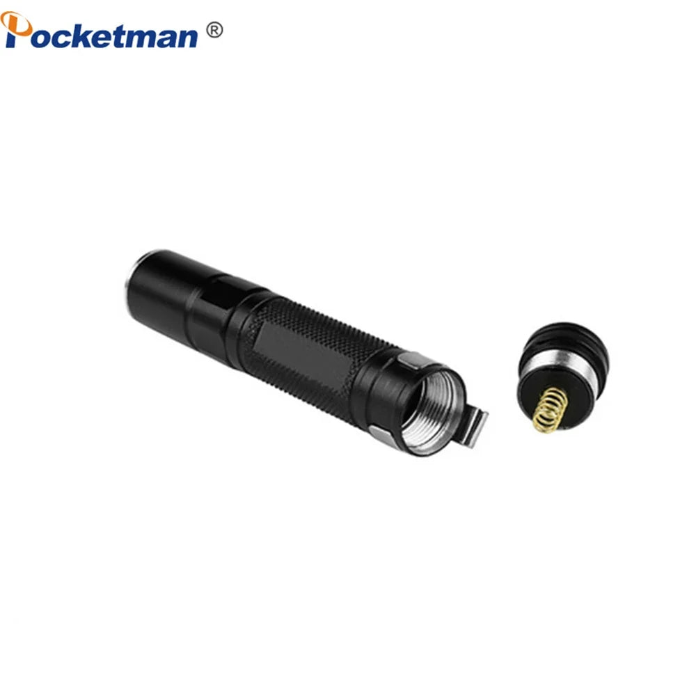 2000LM Pocket Pen Flashlight | Portable Mini LED Torch with AAA Battery