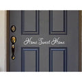 Sweet Home Quote Wall Sticker | Vinyl Lettering Decal for Front Door and Wall Art