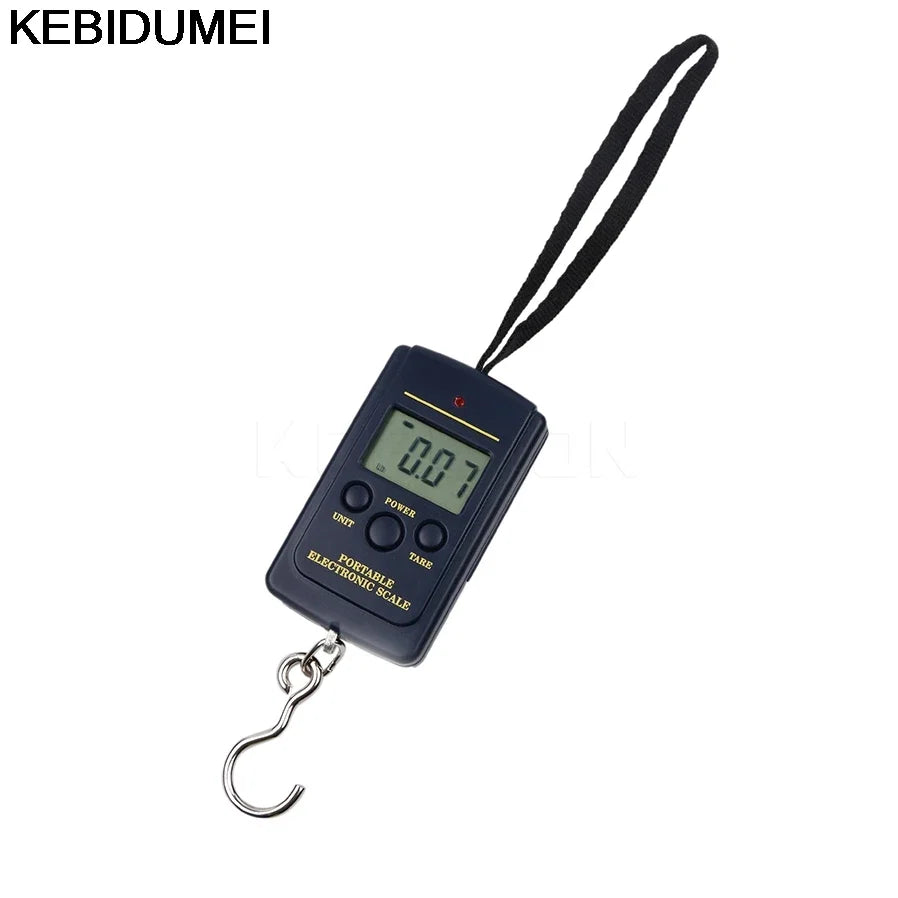 1PC Multifunctional Mini 40kg/10g Digital Hanging Scale | Portable Pocket Hook Scale for Fishing and Luggage