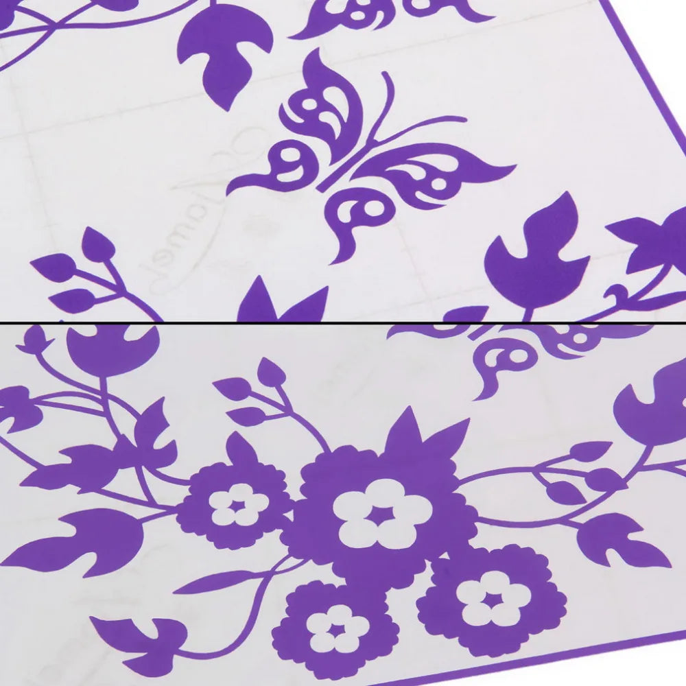 Butterfly Flower Wall Sticker | Bathroom Decor Wall Decals