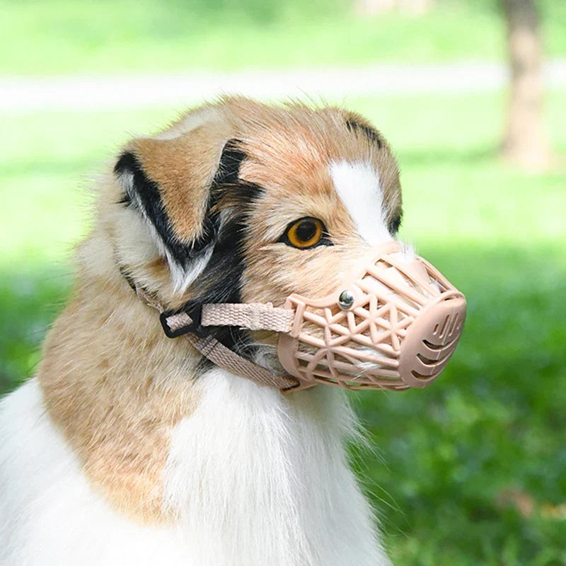 Adjustable Dog Muzzle for Small Medium Large Dogs | Safety Breathable Pet Mouth Mask