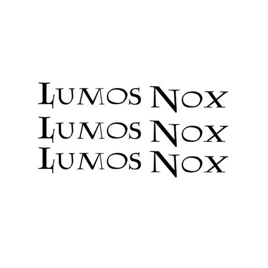 3 Pcs Lumos Nox Light Switch Sticker Set | Creative Magic Vinyl Decals for Home Decor
