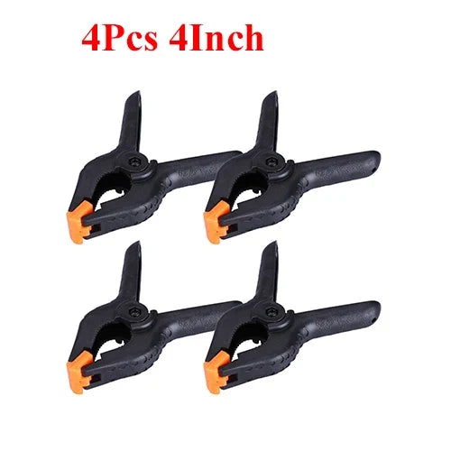Adjustable Plastic Spring Clamps | Multi-Pack Woodworking Clamps