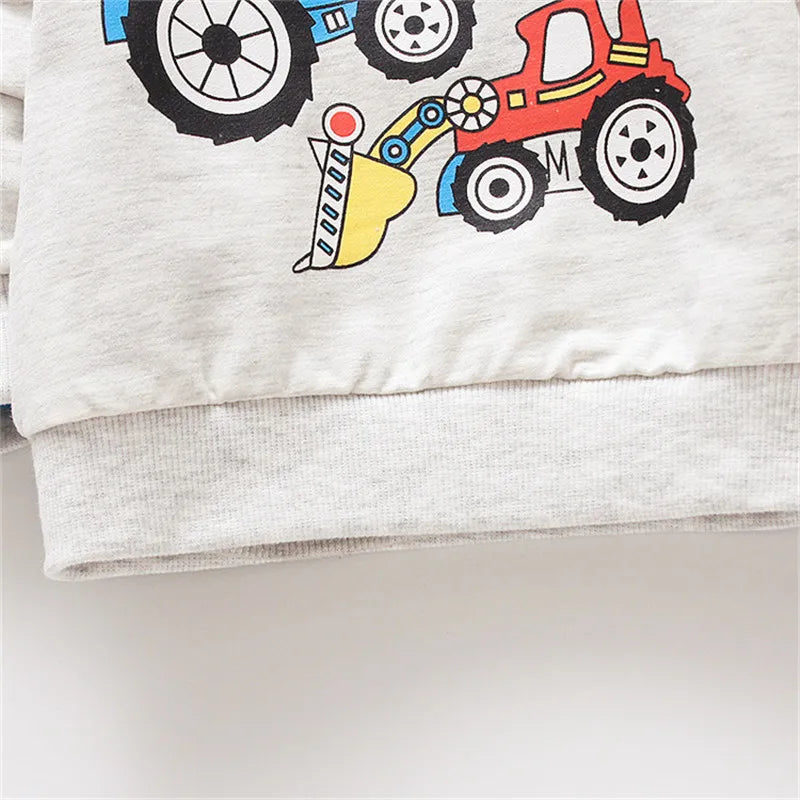 Baby Cartoon Cotton Long Sleeve T-Shirt | Casual Spring Top for Toddlers