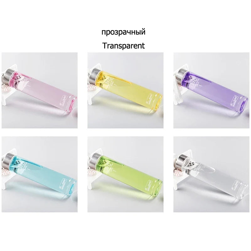Frosted Plastic Water Bottle | Portable Leak-Proof Sport Drinkware
