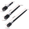 1/4 Inch Hex Shank Quick Release Screwdriver Bit Holder Extension Bar | 60mm 100mm 150mm