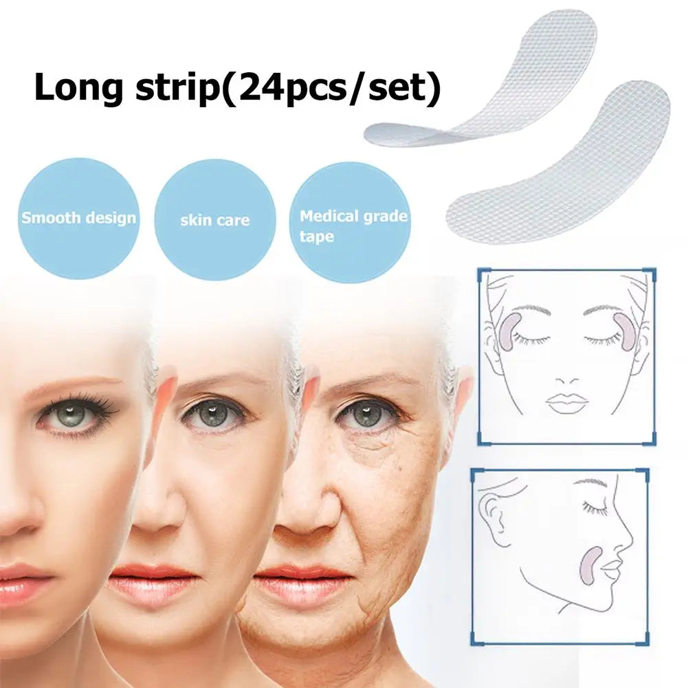 12/24/27pcs Thin Face Stickers EVA Anti-Wrinkle Patches | Forehead Lift Tapes for Skin Lifting