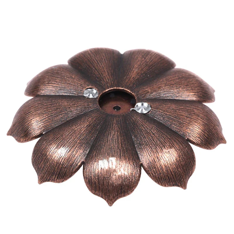 Aluminium Alloy Incense Burner Plate | Lotus Incense Stick Holder