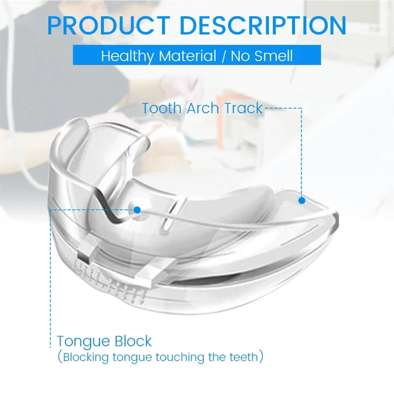 3 Stages Dental Orthodontic Teeth Retainer | Anti-Snoring & Teeth Straightening Mouth Guard