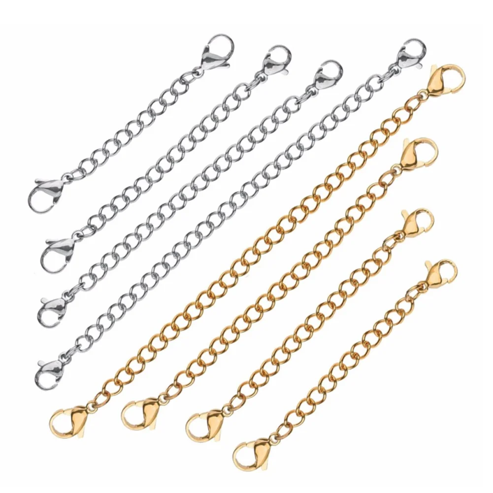 Stainless Steel Extender Chain Set for Necklace Bracelet | DIY Jewelry Making Supplies