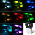Mini USB LED Car Interior Atmosphere Light | RGB Decorative Lamp for Auto