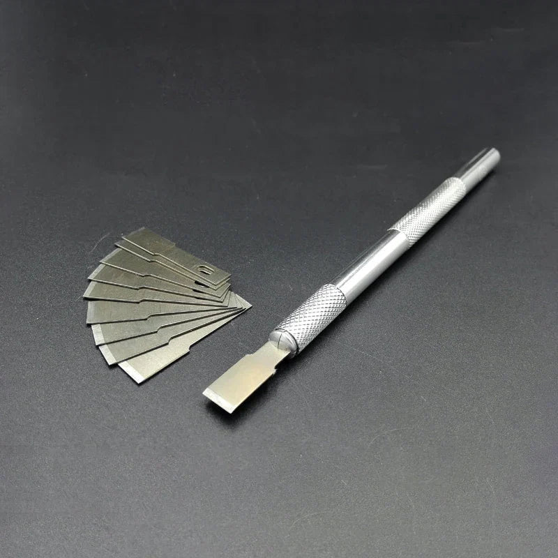 Rubber Shovel Glue Knife Set | Metal Blade UV Glue Remover for Phone Screen Repair