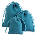 10pcs Drawstring Velvet Jewelry Gift Bags | Soft Plush Multi-Color Pouches for Wedding Christmas Party