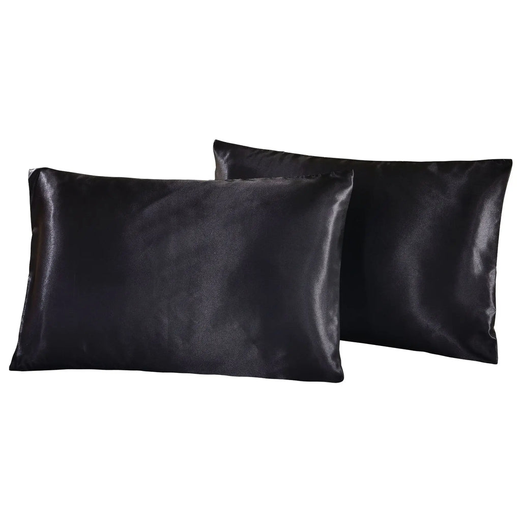1Pc Queen Satin Silk Pillowcase | Silky Smooth Cooling Bed Pillow Cover for Hair and Skin