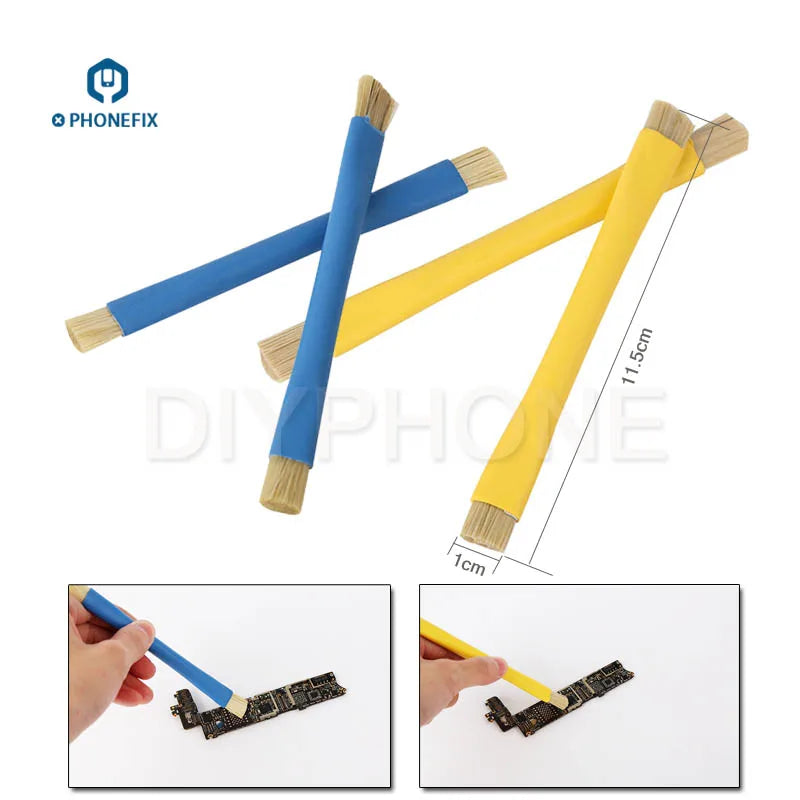 Anti-Static Brush Double Head ESD Safe Kit | Phone Motherboard Cleaning Tool