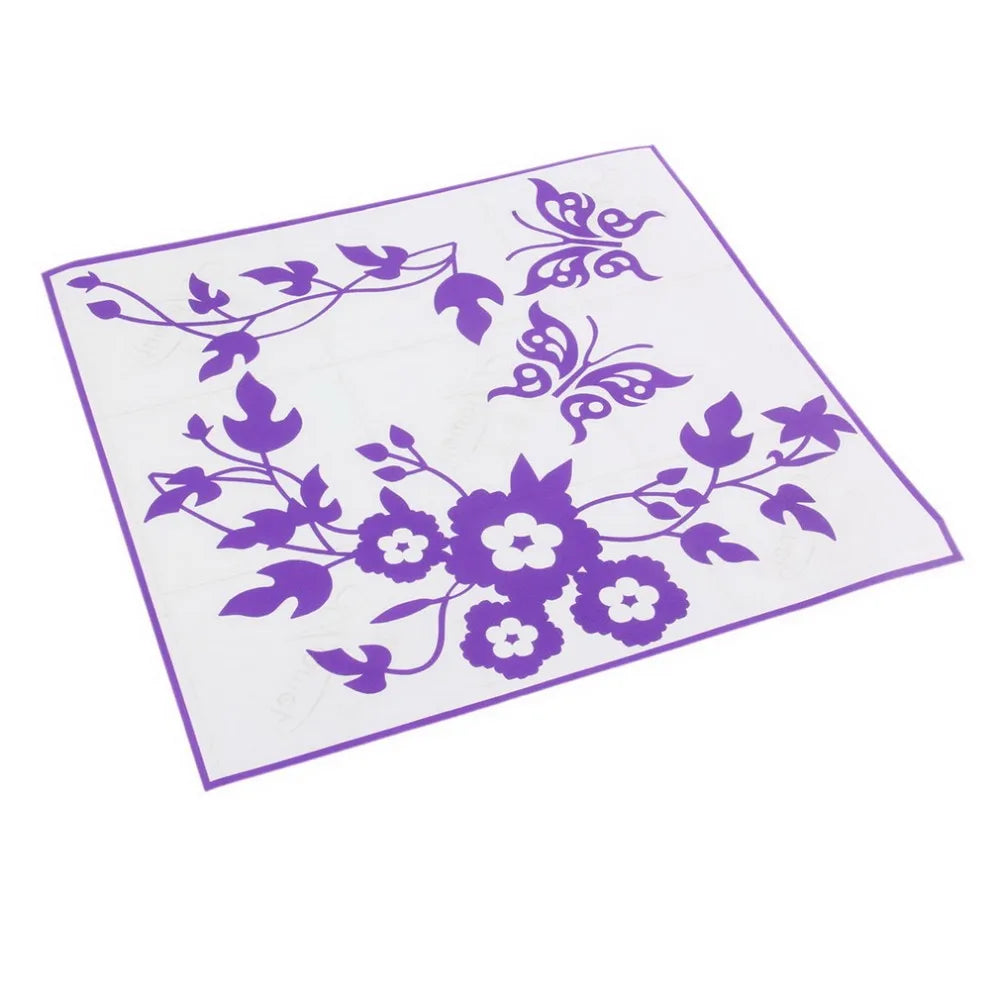 Butterfly Flower Wall Sticker | Bathroom Decor Wall Decals