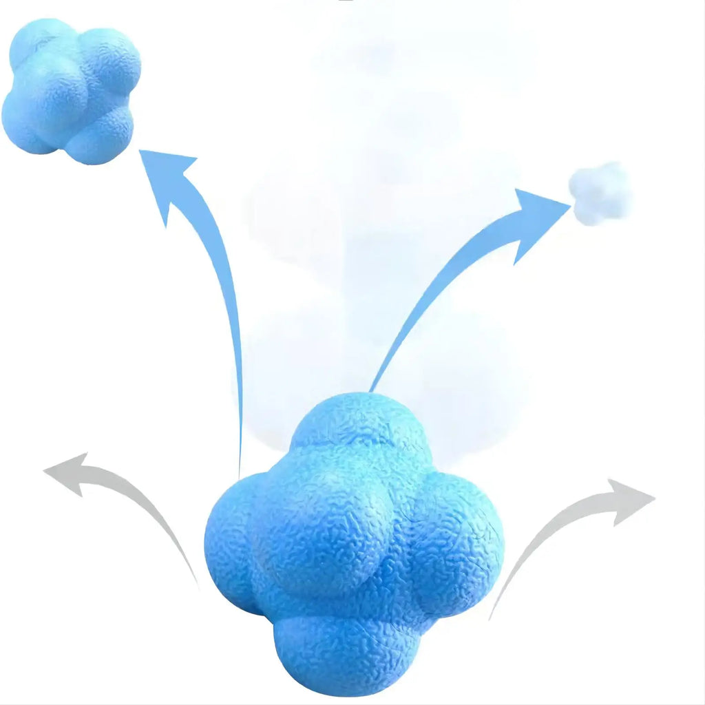 Hexagonal Reaction Ball | Reflex & Agility Training Ball for Sports