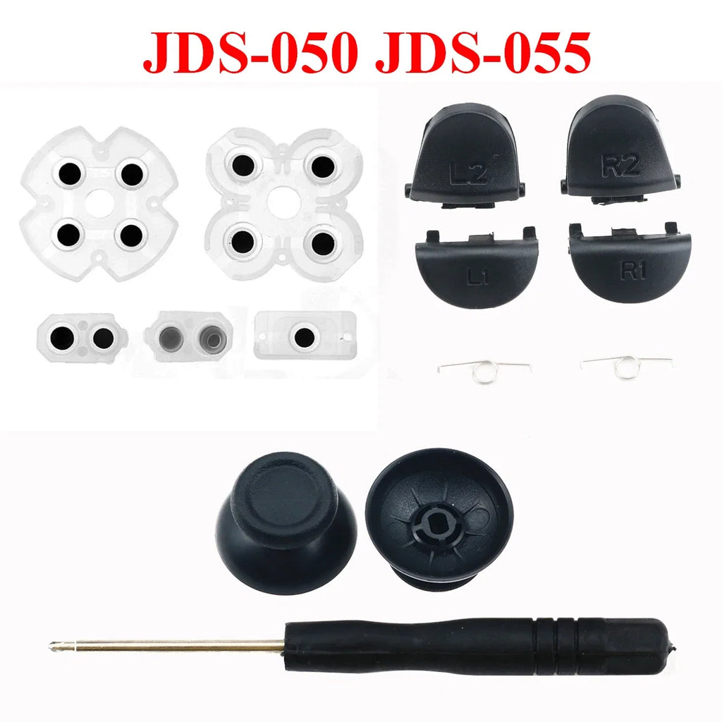 PS4 Trigger Button and Analog Stick Mod Kit | Compatible with JDS JDM 030 040 011 050 055 Controllers