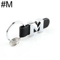 DSYCAR 3D Car Key Chain Metal Letter Leather Strap Keychain | Premium Key Ring for Mercedes