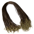 Leather Cord Necklace Kit 45cm + 5cm Extender | Jewelry Making Findings