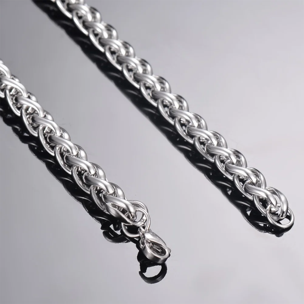 Stainless Steel Keel Link Chain Necklace for Men Women | Unisex Hip Hop Chain 16-40 inch