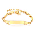 Adjustable Kids ID Bracelet | Custom Name Stainless Steel Anti-Lost Jewelry