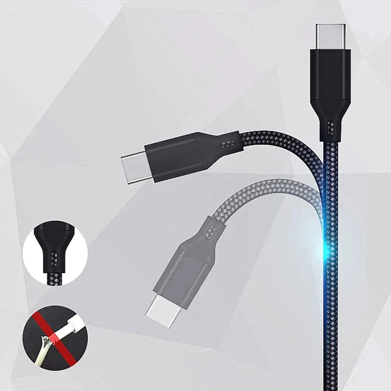 DATA FROG 1m 2m 3m USB Type C Charging Cable for PS5 Xbox Series S X Controller