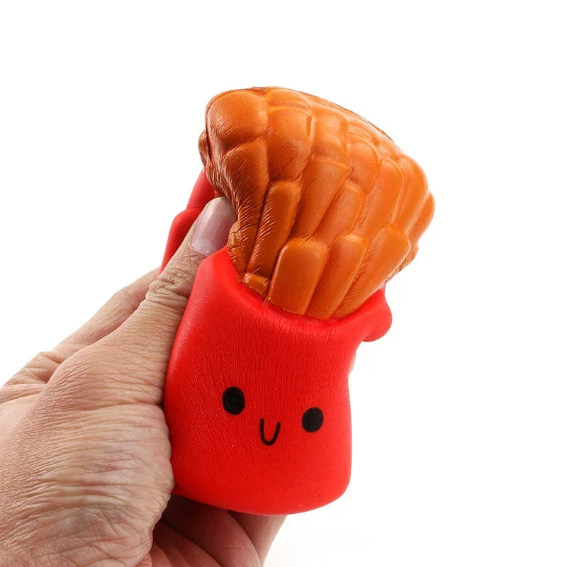 Jumbo Simulation French Fries Scented Squishy | Slow Rising Stress Relief Toy