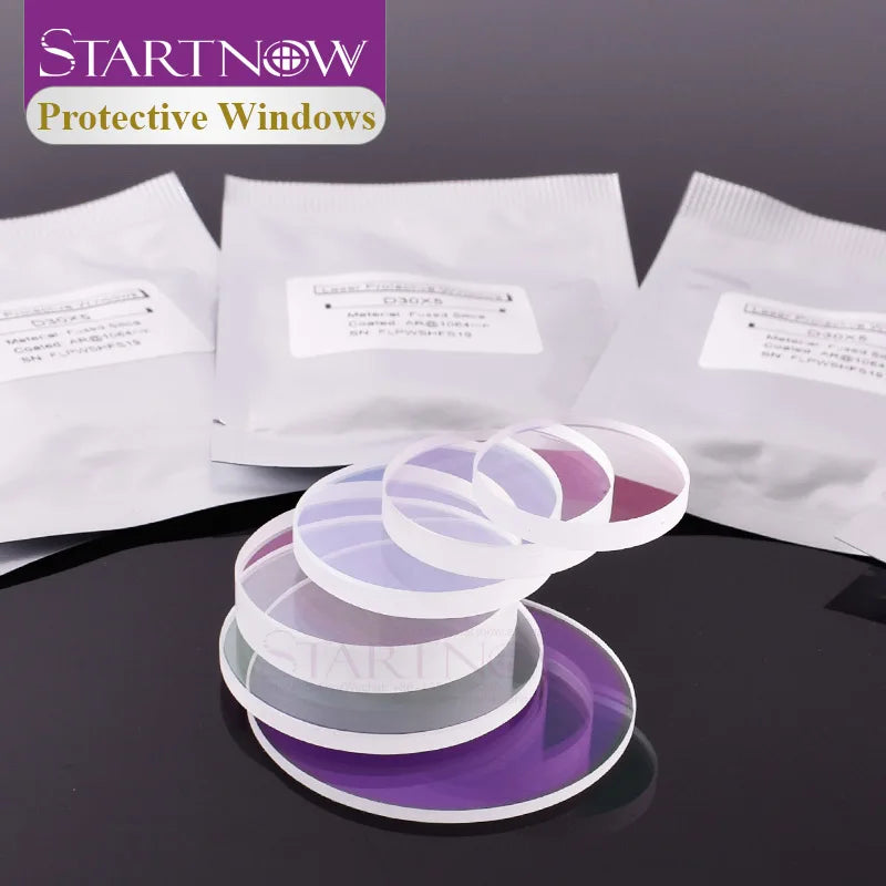 Startnow 1064nm Laser Protective Lens | Fused Silica for Fiber Laser Cutting