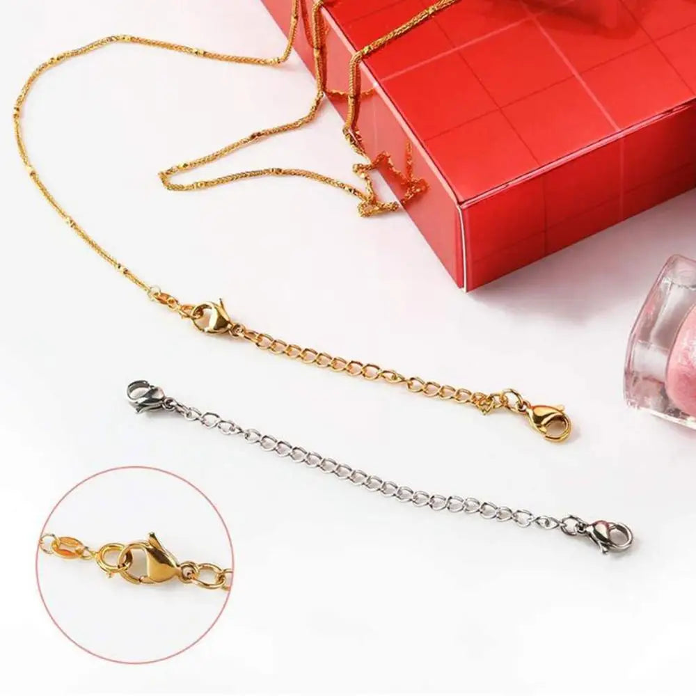 Stainless Steel Extender Chain Set for Necklace Bracelet | DIY Jewelry Making Supplies