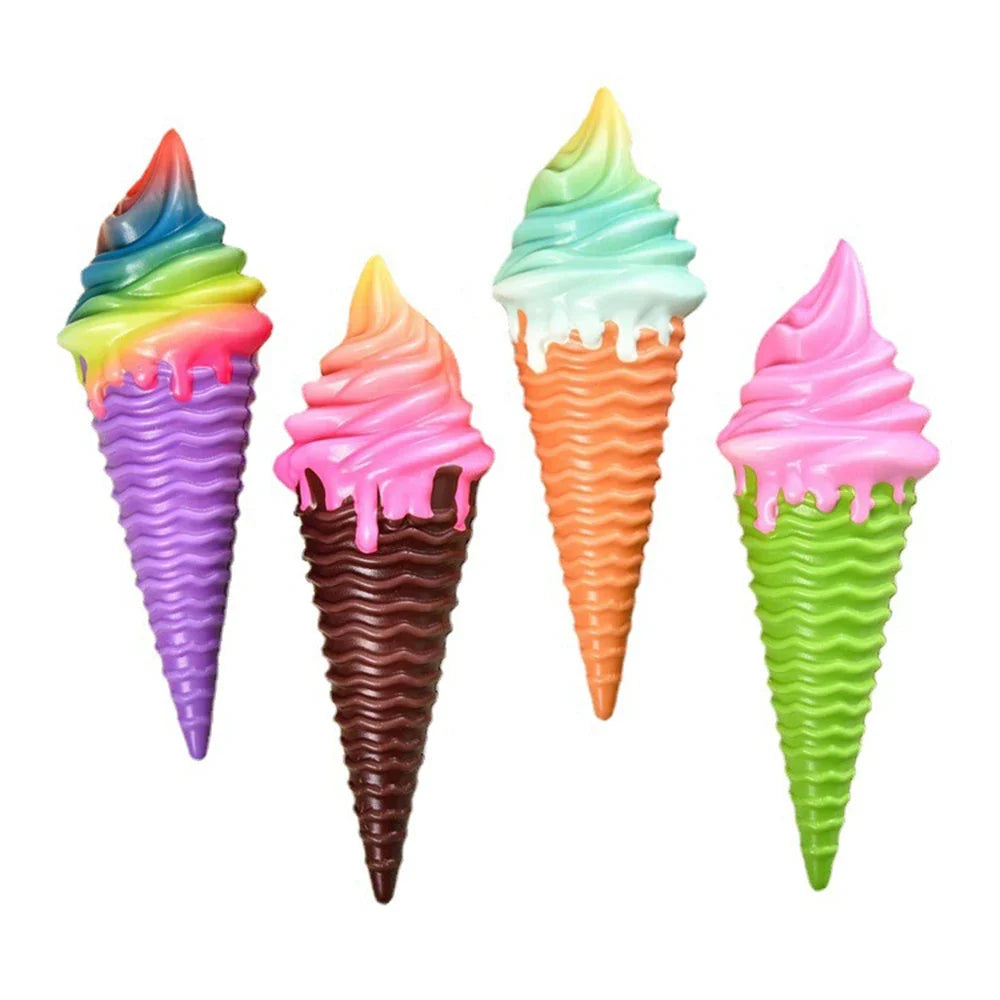 Colorful Ice Cream Squishy Toy | Slow Rising Stress Relief Squeeze