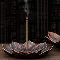 Aluminium Alloy Incense Burner Plate | Lotus Incense Stick Holder
