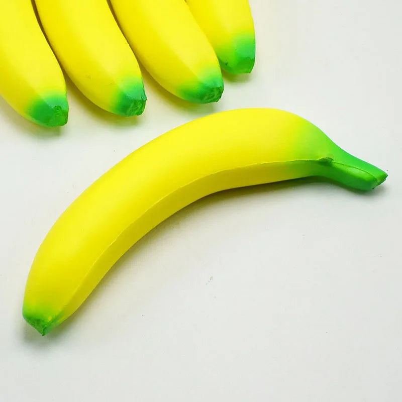 Squishy Banana Stress Relief Toy | Slow Rising Jumbo Squeeze Toy